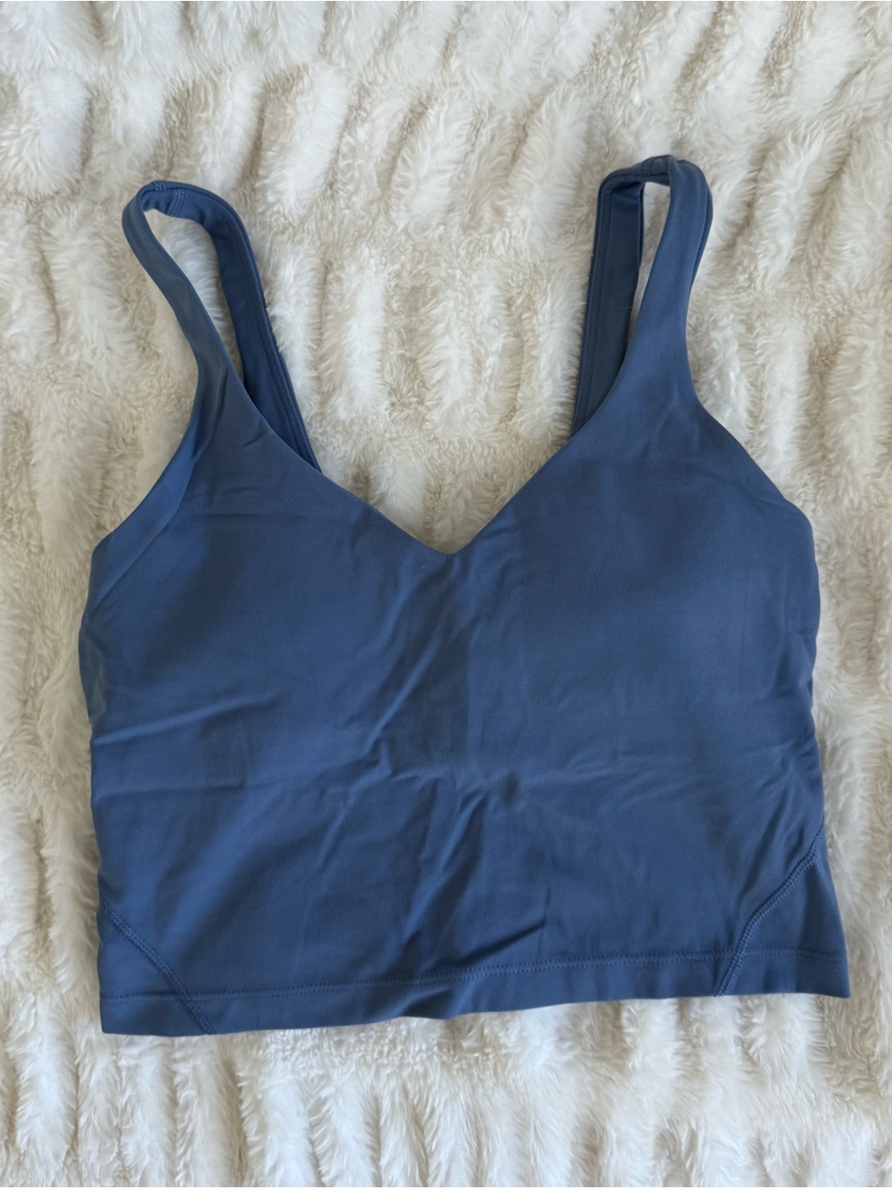 Lululemon Align Seamless V-Neck Bralette - Blue